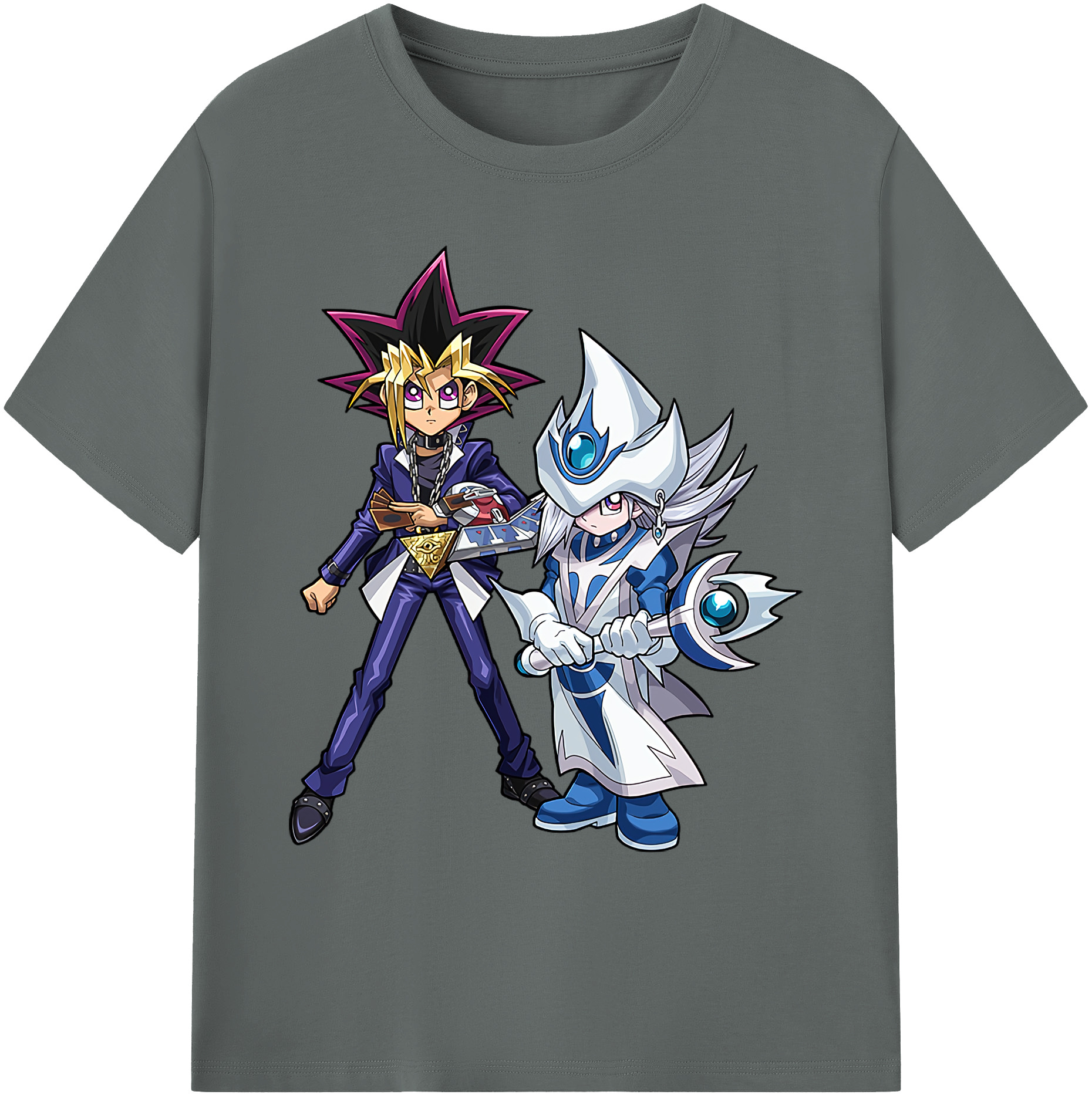 （画像用） 遊☆戯☆王 Yu-Gi-Oh! 綿100％ メンズ半袖Tシャツ｜肌触りやわらか＆通気性